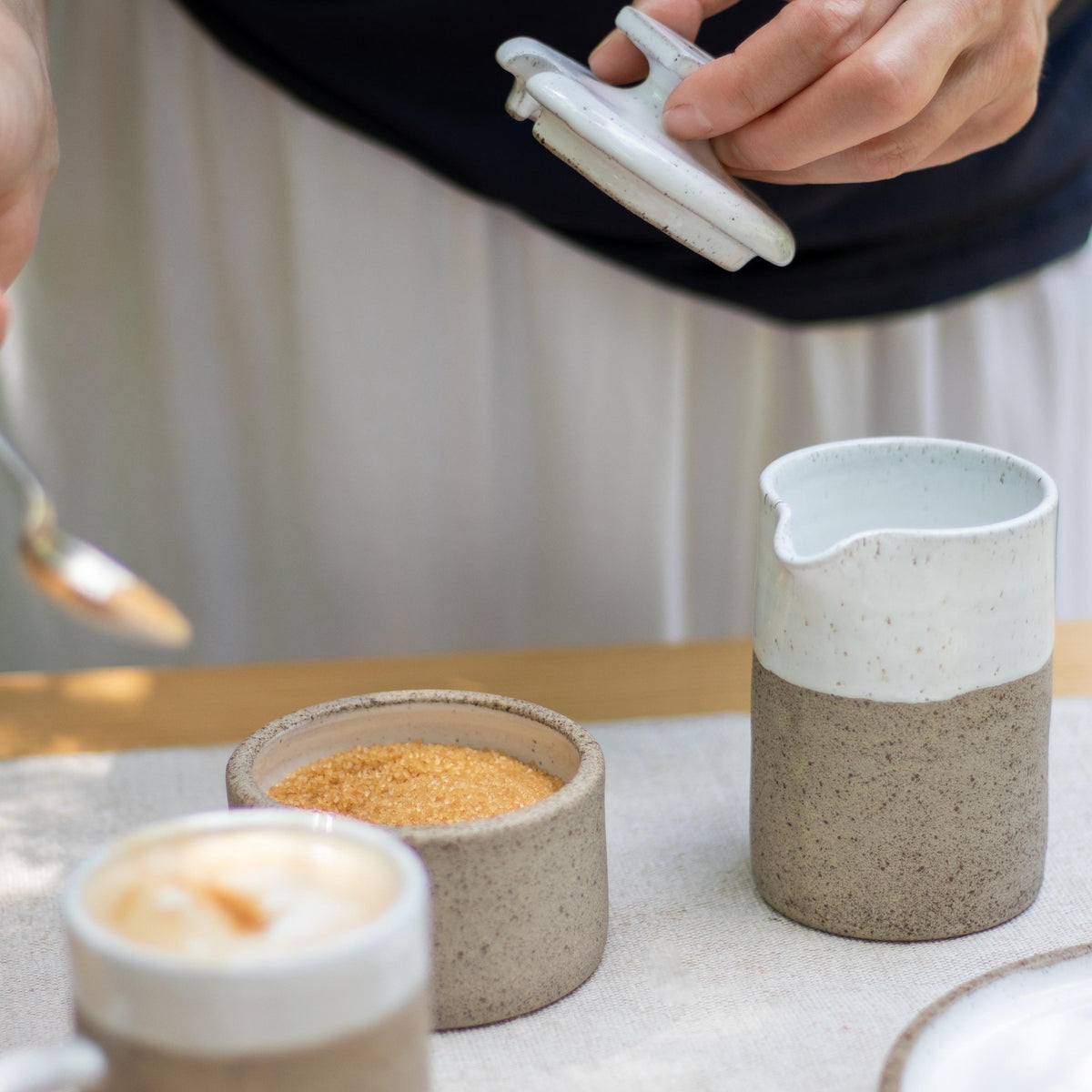 Coffee Companion Creamer and Sugar Bowl - Lunora