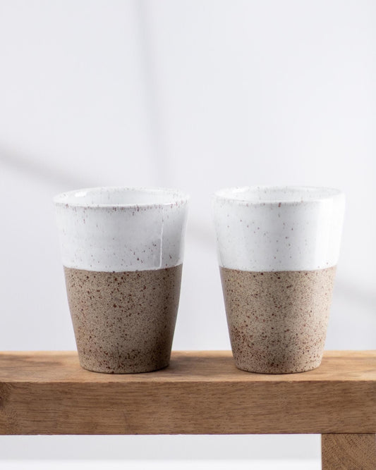 Stone Texture Tumblers – Set of Two - Lunora